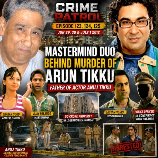 Crime Patrol | Mastermind duo behind murder of Arun Tikku, father of actor Anuj Tikku (Episode 123, 124, 125 on Jun 29, 30 and July 1 2012)