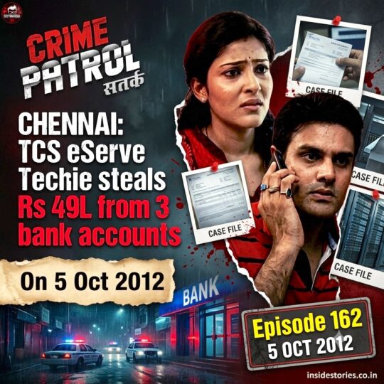 Crime Patrol | E-Fraud – Vidya helps Ravi for e-fraud of 60 lac rupees (Episode 162 on 5th Oct 2012)