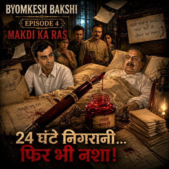 Byomkesh Bakshi Episode 4: Makdi Ka Ras (मकड़ी का रस, Makorshar Rosh, মাকড়সার রস)