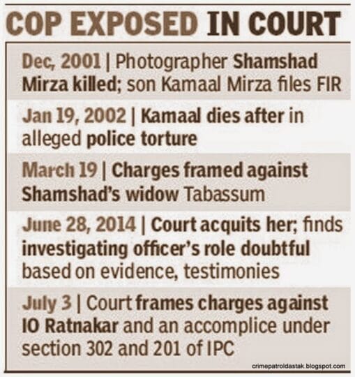 Crime Patrol | Framed: A Murder, A Custodial Death and 13 years of justice (Episode 408, 409 on 22, 23 August 2014)
