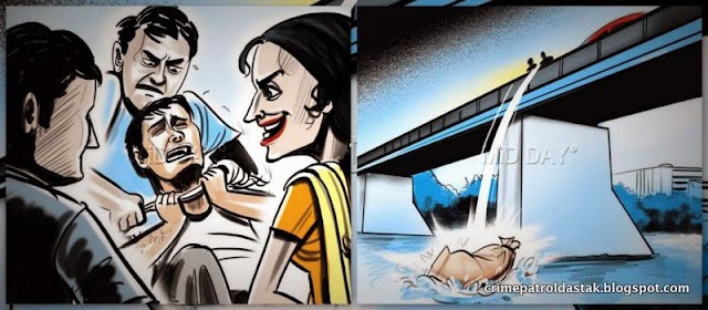 Alleged suspect being questioned by police in a tense crime scene.