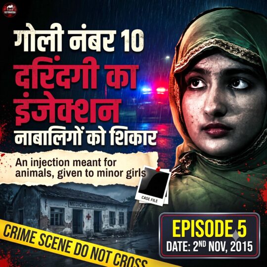 Goli Number 10: Oxytocin Injection that means for animals, given to minor girls (Crime Patrol Dial 100 Episode 5 on 2nd Nov, 2015)