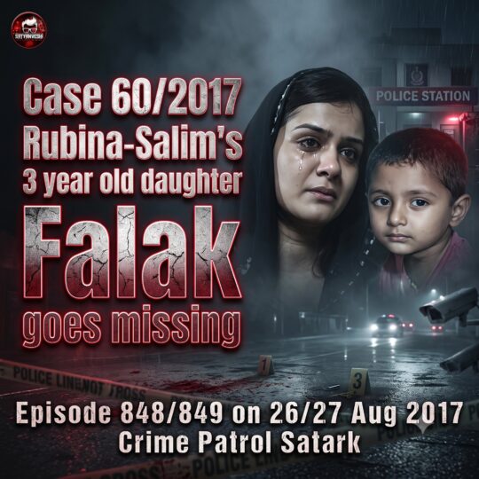 Crime Patrol | Case 60/2017: Rubina-Salim’s 3 year old daughter Falak goes missing (Ep 848/849 on 26/27 Aug, 2017 Crime Patrol Satark)