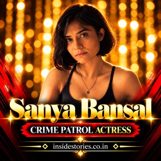 Sanya Bansal, Crime Patrol actress, wearing traditional attire and jewelry.