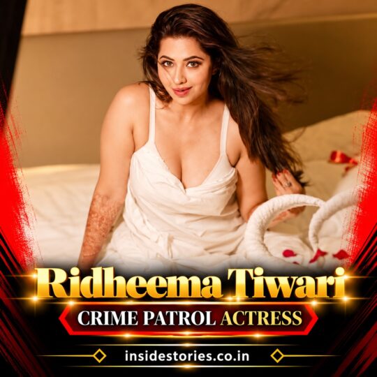 Ridhima Tiwari from Crime Patrol posing in a pool for a photoshoot.